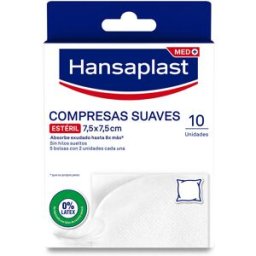 Hansaplast Hp gasas suaves 7,5 x 7,5 cm 10 u