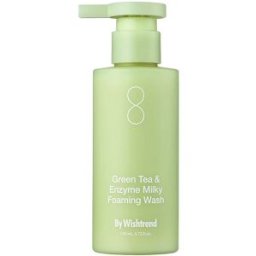 By Wishtrend Espuma de limpeza leitosa com chá verde e enzimas 140 ml
