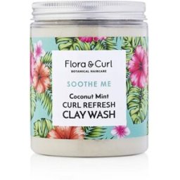 Flora And Curl Soothe Me coconut mint curl refresh clay wash 260 gr