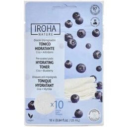 Iroha Nature Hidrating Toner almofadas pré-embebidas 10 u