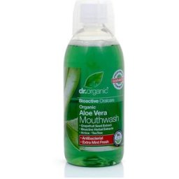 Dr. Organic Aloe Vera enjuague bucal 500 ml