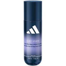 Adidas Vibes Quiet Sphere spray para cabelo e corpo 236 ml