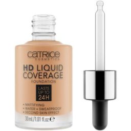 Catrice Hd Liquid Coverage Foundation dura até 24h #046-camel beige