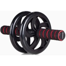 Boomfit Roda Abdominal - AB Wheel Preto