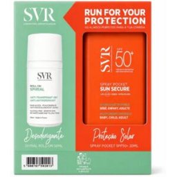 SVR Pack Roll-On Spirial + Spray Sun Secure SPF50+