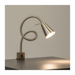 Lâmpada LED com clipe 1xGU10/4,7W/230V cromo fosco