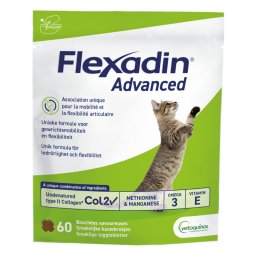 60uds. Vetoquinol Flexadin Advance suplemento para gatos