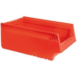 kaiserkraft Caixa para estante, em PP reciclado, CxLxA 500 x 310 x 200 mm, vermelho, embalagem de 8 unid., Caixa para estante, em PP reciclado, CxLxA 500 x 310 x 200 mm, vermelho, embalagem de 8 unid. Ecológicas. Ideais para armazenar peças pequenas. Gran