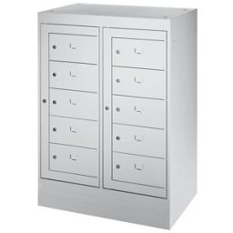kaiserkraft Armário para portáteis, 10 compartimentos, AxL 1115 x 782 mm, cinzento claro, Armário para portáteis, 10 compartimentos, AxL 1115 x 782 mm, cinzento claro. Para guardar os portáteis com segurança em locais públicos. Adequados para portáteis at