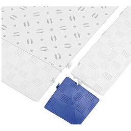 kaiserkraft Elemento de canto, UE 4 unid., C x L x A 120 x 120 x 25 mm, azul, Elemento de canto, UE 4 unid., C x L x A 120 x 120 x 25 mm, azul. Elementos de canto: facilitam o acesso aos aparelhos de transporte. Antiderrapantes. Resistentes a temperaturas