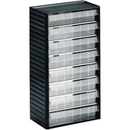 Treston Depósito para peças pequenas 55 , AxLxP 550 x 310 x 180 mm, 8 gavetas, Depósito para peças pequenas 55, AxLxP 550 x 310 x 180 mm, 8 gavetas. Os depósitos para peças pequenas oferecem uma forma fácil de as organizar e armazenar. O fundo ondulado da