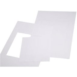 kaiserkraft Papel de encaixe, 110 g, AxL 148 x 144 mm, embalagem de 10 unid., branco puro, Papel de encaixe, 110 g, AxL 148 x 144 mm, embalagem de 10 unid., branco puro. Em branco para inscrição pela própria pessoa. Adequado para impressora de jato de tin
