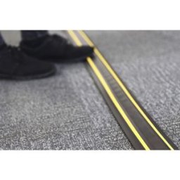 COBA Ponte para cabos CABLEPRO , GP1Safety, preto/amarelo, 1 canal, 14 x 7 mm, comprimento 3 m, Ponte para cabos CABLEPRO, GP1Safety, preto/amarelo, 1 canal, 14 x 7 mm, comprimento 3 m. Sem perigo de tropeçar, proteção para cabos, o risco de rutura de cab