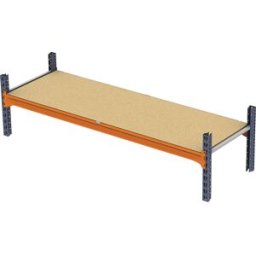 kaiserkraft Nível de prateleira para estantes largas, com placa de aglomerado, LxP 2225 x 600 mm, Nível de prateleira para estantes largas, com placa de aglomerado, LxP 2225 x 600 mm. Expansão da capacidade de armazenamento através de níveis de prateleira