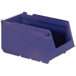 kaiserkraft Caixa para estante, em PP reciclado, CxLxA 250 x 148 x 130 mm, azul, embalagem de 36 unid., Caixa para estante, em PP reciclado, CxLxA 250 x 148 x 130 mm, azul, embalagem de 36 unid. Ecológicas. Ideais para armazenar peças pequenas. Grande abe