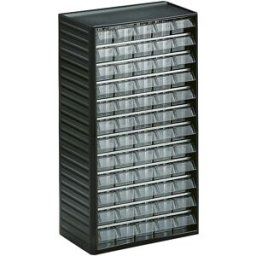Treston Depósito para peças pequenas 55 , AxLxP 550 x 310 x 180 mm, 60 gavetas, Depósito para peças pequenas 55, AxLxP 550 x 310 x 180 mm, 60 gavetas. Os depósitos para peças pequenas oferecem uma forma fácil de as organizar e armazenar. O fundo ondulado