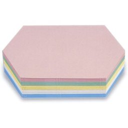 magnetoplan Cartões de comunicação , formato hexagonal grande, cores sortidas, embalagem de 500 unid., LxA 297 x 165 mm, Cartões de comunicação, formato hexagonal grande, cores sortidas, embalagem de 500 unid., LxA 297 x 165 mm. Os cartões de comunicação