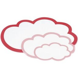 magnetoplan Cartões de comunicação , nuvem de moderação grande, embalagem de 40 unid., 610 x 370 mm, Cartões de comunicação, nuvem de moderação grande, embalagem de 40 unid., 610 x 370 mm. Os cartões de comunicação asseguram uma visualização mais ativa da