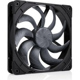 Ventoinha 140mm NF-A14x25 G2 PWM chromax.black 1500RPM 4 Pinos PWM (Preto) - NOCTUA