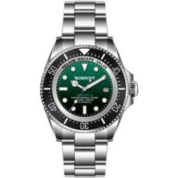 Relógio Analógico BF002 44MM (Prateado) - BOBROFF