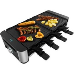 Grelhador Raclette Cheese&Grill 16000 1400W (Preto/Inox) - CECOTEC
