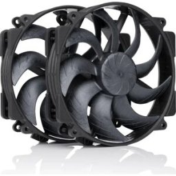 Ventoinha 140mm NF-A14x25r G2 PWM Sx2-PP chromax.black 1500RPM 4 Pinos PWM (Pack 2) - NOCTUA