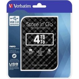 Verbatim Disco Externo Store 'n' Go 3.0 4TB - 2,5