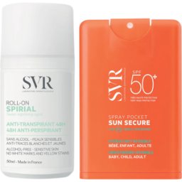SVR Spirial Roll-On + Sun Secure Spray Pocket FPS50+ Pack