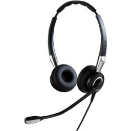 Auscultadores Headset BIZ 2400 II Duo NC USB (Preto/Prateado) - JABRA