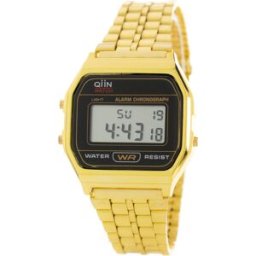 Relógio Digital 0312CAUS 33MM (Dourado) - QIIN
