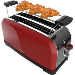 Torradeira Toastin´ Time 1500W (Vermelho/Inox) - CECOTEC