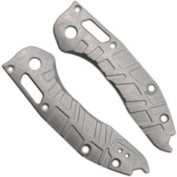 Lex Custom Microtech Stitch Scales V2 MS2SW, Stonewashed Titanium, capas de cabo