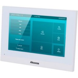 Monitor Adicional Linux 7" TFT Tátil p/ Video Porteiro (Branco) - AKUVOX
