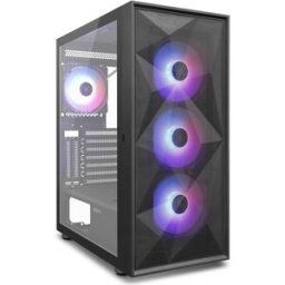 Caixa ATX Radion Tempered Glass ARGB (Preto) - ZOLYD