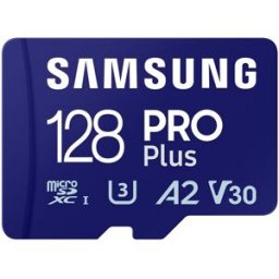 Cartão de Memória MicroSDXC UHS-I 128 GB (Classe 10) + Adaptador SD - SAMSUNG