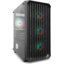 Caixa Micro-ATX Vyntrix Tempered Glass ARGB (Preto) - ZOLYD