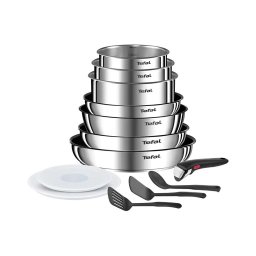 Tefal - Conjunto de panelas 13 peças INGENIO EMOTION inox