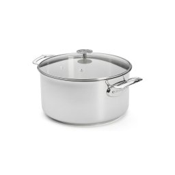 De Buyer 3427.28 - Caçarola com tampa MILADY 28 cm, em aço inoxidável