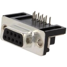 Ficha Nextron C.I. 90º DB9 Pinos Fêmea