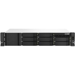 NAS p/ Rack (2U) TS-873AEU-4G Ethernet LAN (Preto) - QNAP