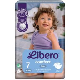 Libero Comfort 7 Fralda 16-26kg 20 Fraldas - Proteção até 12 Horas