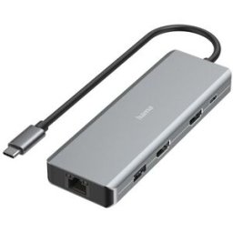 Hama Adaptador HUB Multiportas 00200142 USB-C 9 Portas