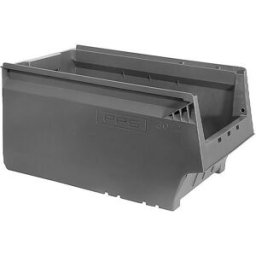 kaiserkraft Caixa para estante, em PP reciclado, CxLxA 500 x 310 x 250 mm, cinzento, embalagem de 8 unid., Caixa para estante, em PP reciclado, CxLxA 500 x 310 x 250 mm, cinzento, embalagem de 8 unid. Ecológicas. Ideais para armazenar peças pequenas. Gran