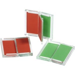 kaiserkraft Indicação universal de livre/ocupado, AxL 46 x 46 mm, vermelho e verde, Indicação universal de livre/ocupado, AxL 46 x 46 mm, vermelho e verde. Adequada para todas as placas. Também pode ser diretamente colada na porta. Incl. pontos adesivos p