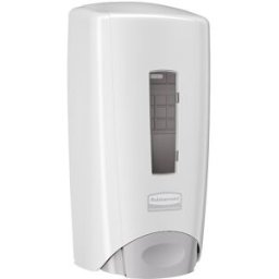 Rubbermaid Dispensador de sabonete FLEX™ , capacidade 1,3 l, plástico branco, Dispensador de sabonete FLEX™, capacidade 1,3 l, plástico branco. Design exclusivo do dispensador - permite o carregamento com sabonete em espuma ou loção. Funcionamento manual