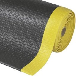 NOTRAX Esteira anticansaço Bubble Sof-Tred™ , por metro corrente, espuma de vinil, preto / amarelo, largura 910 mm, Esteira anticansaço Bubble Sof-Tred™, por metro corrente, espuma de vinil, preto / amarelo, largura 910 mm. Conforto muito elevado graças à