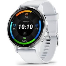 Garmin Venu 3 Bluetooth WiFi GPS NFC 45mm AMOLED Aço Branco Resistente Água 5ATM SpO2