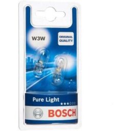 Lâmpada de halogéneo BOSCH W3W Pure Light 12V 3W W2.1x9.5d