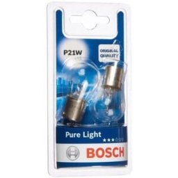 Bosch P21W Pure Light - Lâmpadas de halogéneo 12V 21W