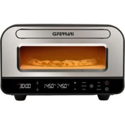 G3FERRARI Forno de Pizza Pizza PRO 2 minuti G1020400 1850W (Preto/Prateado) - G3 FERRARI